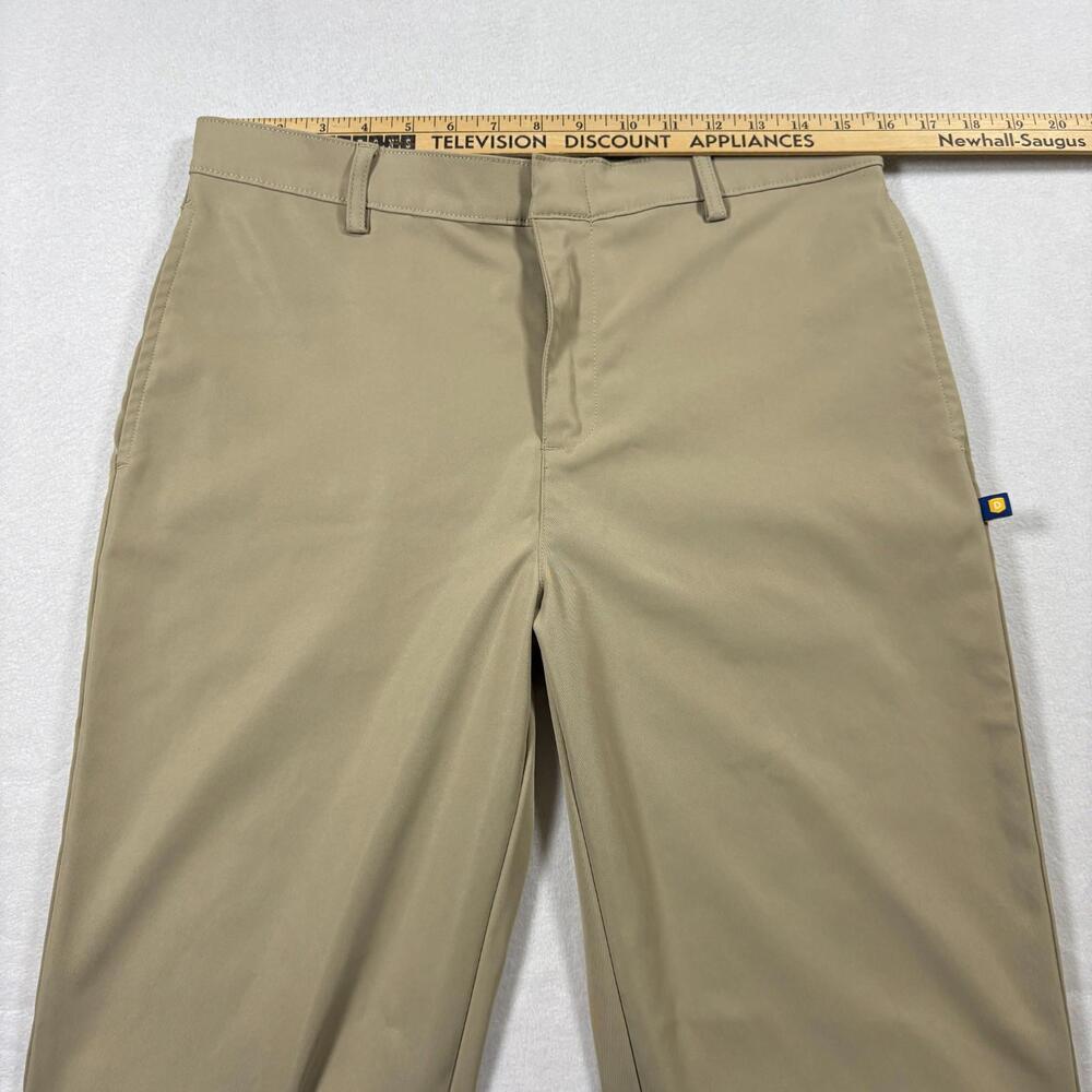 Dennis Mens Khaki Straight Fit Work Pants Size 32x30 Durable Classic Chino - Picture 7 of 9